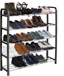 Straame 5 Tier Shoe Rack Stand Storage Organiser, Sturdy and Easy to Assemble
