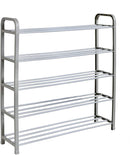 Straame 5 Tier Shoe Rack Stand Storage Organiser, Sturdy and Easy to Assemble