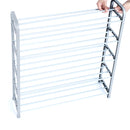 Straame 5 Tier Shoe Rack Stand Storage Organiser, Sturdy and Easy to Assemble