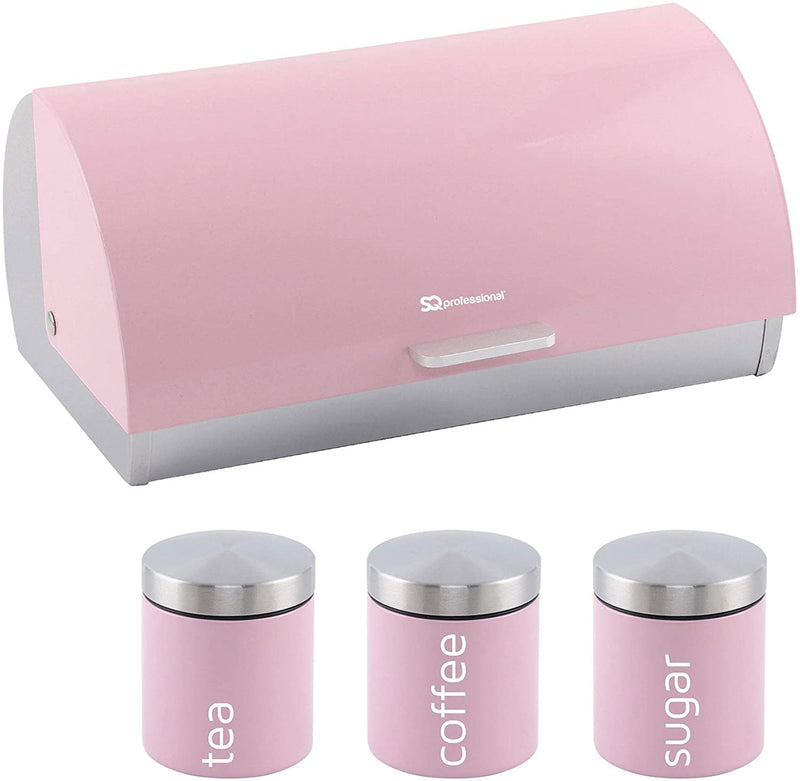 SQ Professional Dainty Range - Bread Bin and Canisters Set