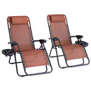 Straame Zero Gravity Chair | Set of 2 | Heavy Duty Textoline