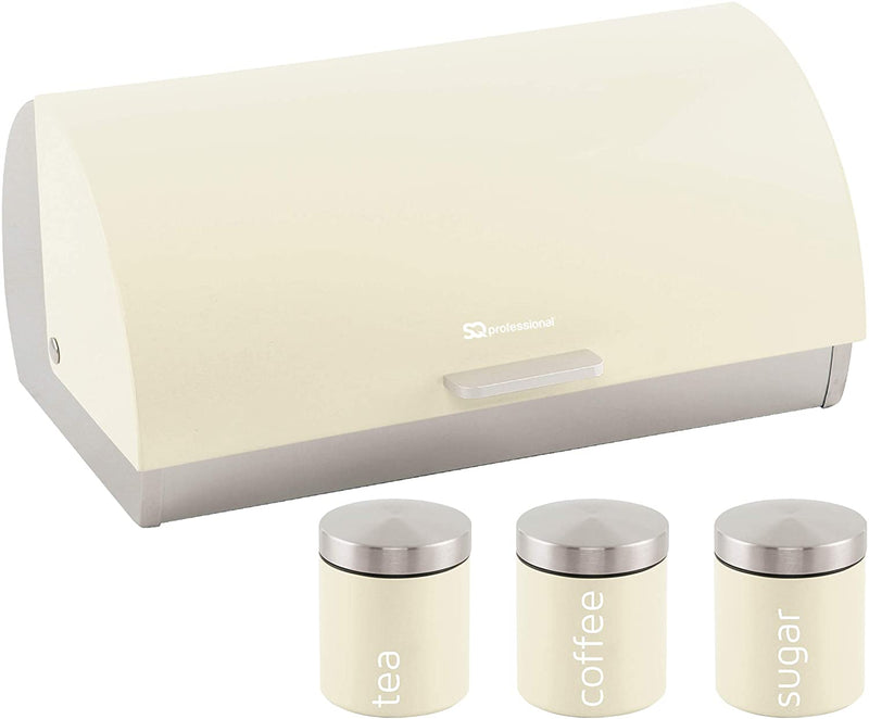 SQ Professional Dainty Range - Bread Bin and Canisters Set