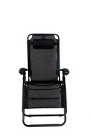 Straame Premium Gravity Chair, Folding and Reclining Sunlounger | Quadruple Cross Design Textilene