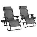 Straame Zero Gravity Chair | Set of 2 | Heavy Duty Textoline