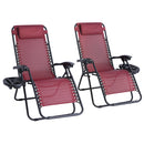 Straame Zero Gravity Chair | Set of 2 | Heavy Duty Textoline
