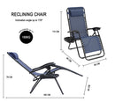 Straame Zero Gravity Chair | Set of 2 | Heavy Duty Textoline